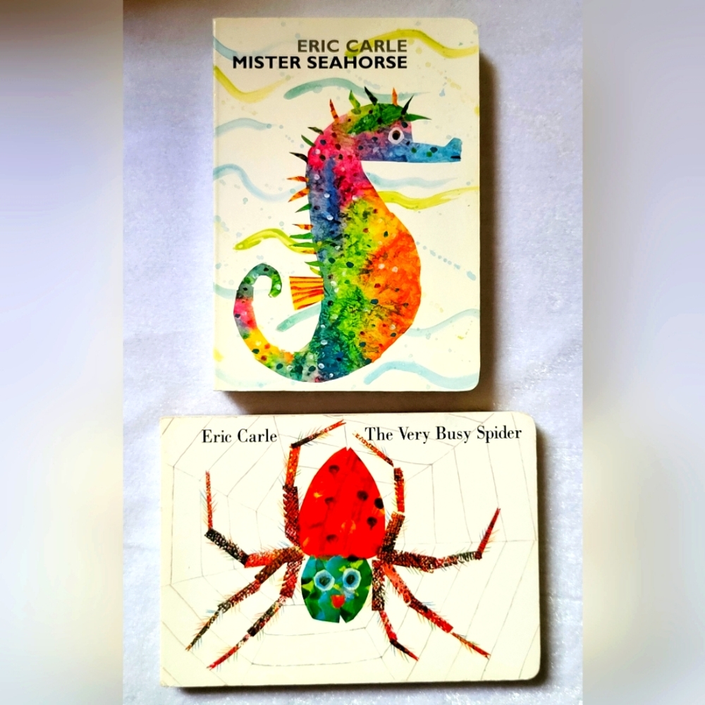 Eric Carle / Mister Seahorse / The Very Busy Spider Children's Board Books